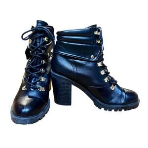 G By Guess Jollyn lace up ankle boots black size 9.5 women’s